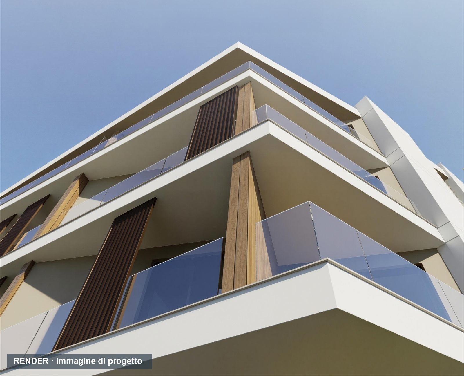 Render del Residence Altavista, scorcio